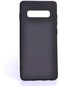 Noktaks - Samsung Uyumlu Samsung Galaxy S10 Plus - Kılıf Mat Renkli Esnek Premier Silikon Kapak - Siyah