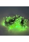 Yeşil 7 Renkli Led Peri Dize Işıklar Pil Kumandalı Açık Hava Su Geçirmez  Lamba 10m