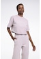 Reebok Cl Ae Bıg Logo Crop Tee Pembe Kadın Kısa Kol T-shirt 000000000101864597