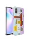 Kilifone - Xiaomi Uyumlu Redmi 9a - Kılıf Kenarlı Renkli Desenli Elegans Silikon Kapak - No2