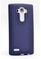 Kilifone - Lg Uyumlu G4 - Kılıf Mat Renkli Esnek Premier Silikon Kapak - Lacivert