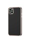 Tecno - İphone Uyumlu İphone 13 - Kılıf Parlak Renkli Bark Silikon Kapak - Siyah