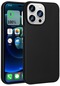 Kilifolsun iPhone Uyumlu 15 Pro Kılıf Mat Renkli Esnek Premier Silikon Kapak Siyah
