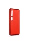 Noktaks - Xiaomi Uyumlu Xiaomi Mi 10 - Kılıf Mat Renkli Esnek Premier Silikon Kapak - Kırmızı