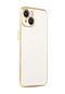 Kilifone - İphone Uyumlu İphone 14 Plus - Kılıf Parlak Renkli Bark Silikon Kapak - Beyaz