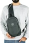 Strong Kulaklık Çıkışlı Tek Kol Göğüs Ve Sırt Çantası ,çapraz Çanta Body Bag Tk02 Füme