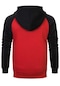Beherit Seventh Blasphemy Kırmızı Renk Reglan Kol Sweatshirt