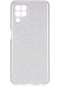Kilifone - Samsung Uyumlu Galaxy M32 - Kılıf Simli Koruyucu Shining Silikon - Gri