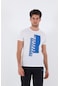 Maraton Sportswear Regular Erkek Bisiklet Yaka Kısa Kol Basic Beyaz T-Shirt 18477-Beyaz