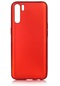 Kilifone - Oppo Uyumlu Reno 3 - Kılıf Mat Renkli Esnek Premier Silikon Kapak - Kırmızı