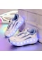 Heelys Dört Tekerlekli Şarj Edilebilir Işıklı Tekerlekli Paten Ayakkabı Mavi