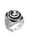 Stillove Gümüş Hilal Bozkurt Oval Erkek Yüzük Sl6520 Gümüş