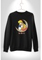 Sailor Moon Ay Savaşcısı Anime Unisex Siyah Sweatshirt Siyah