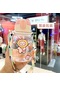Yeni Yüksek Kapasiteli Karikatür Geyik Boynuz Plastik Bardak Çocuk Taşıma Askısı Taşınabilir Sıçrama Fincan Sevimli Vakum Saman Fincan-600Ml V
