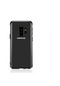 Tecno - Samsung Galaxy Uyumlu A6 2018 - Kılıf Dört Köşesi Renkli Arkası Şefaf Lazer Silikon Kapak - Siyah