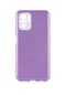 Kilifone - Xiaomi Uyumlu Redmi Note 10 - Kılıf Simli Koruyucu Shining Silikon - Mor