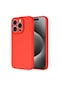 Kilifone - İphone Uyumlu İphone 15 Pro Max - Kılıf İçi Kadife Koruyucu Mara Lansman Kapak - Kırmızı