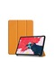 Mutcase - İpad Uyumlu İpad Pro 11 2020 2.nesil - Kılıf Smart Cover Stand Olabilen 1-1 Uyumlu Tablet Kılıfı - Turuncu