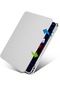 Noktaks - iPad Uyumlu Air 10.9 2022 5.nesil - Kılıf Kalem Bölmeli Dönebilen Stand Olabilen Termik Tablet Kılıfı - Siyah