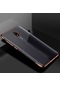 Mutcase - Xiaomi Uyumlu Redmi 8a - Kılıf Dört Köşesi Renkli Arkası Şefaf Lazer Silikon Kapak - Rose Gold