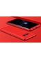 Kilifone - Samsung Uyumlu Galaxy S8 Plus - Kılıf 3 Parçalı Parmak İzi Yapmayan Sert Ays Kapak - Kırmızı
