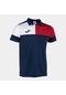 Joma Lacivert - Kırmızı - Beyaz Erkek Günlük Polo T-shirt Crew V Short Sleeve 103208.336 Lacivert