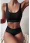 Angelsin Yüksek Bel Tankini Bikini Takım 001