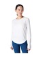 Sweaty Betty Sweaty Betty Breathe Easy Long Sleeve Top Kadın Beyaz Tişört Wht Beyaz