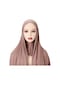 Tek Parça Anında Sarma Başörtüsü Nervürlü Jarse Eşarplar Anında Başörtüsü Moda Color 6 Color 6 Çok Renkli