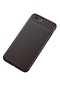 Noktaks - iPhone Uyumlu 7 Plus - Kılıf Auto Focus Negro Karbon Silikon Kapak - Kahverengi