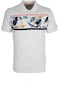 Erkek Grimelanj Slim Fit Polo Yaka Baskılı Tshirt 1179-grimelanj Gri