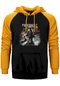 Powerwolf Call Of The Wild Sarı Renk Reglan Kol Kapşonlu Sweatshirt