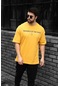Weyeze Hidden Baskılı Oversize T-shirt Ac-y36009lns- Hardal