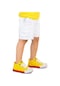 Kiko Kids Tinna Bağcıklı Erkek Bebek Keten Spor Ayakkabı Sarı