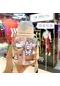 Yeni Yüksek Kapasiteli Karikatür Geyik Boynuz Plastik Bardak Çocuk Taşıma Askısı Taşınabilir Sıçrama Fincan Sevimli Vakum Saman Fincan-600Ml W