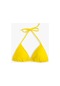 Koton Üçgen Bikini Üstü Basic Sarı 4sak10075mm