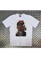 Unisex Beyaz Tişört Baskılı T-shirt Beyaz