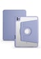Kilifolsun iPad Uyumlu Air 11 2024 Kalem Bölmeli Dönebilen Stand Olabilen Termik Kılıf Lavendery Gray