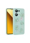 Kilifone - Xiaomi Uyumlu Redmi Note 13 Pro 4g - Kılıf Kabartma Figürlü Parlak Toys Silikon Kapak - Açık Yeşil