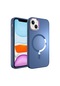 Mutcase - İphone Uyumlu İphone 13 - Kılıf Kablosuz Şarj Destekli Stil Kapak - Sierra Mavi