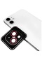 Noktaks - İphone Uyumlu İphone 11 - Kamera Lens Koruyucu Cl-09 - Kırmızı