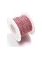 1 Rulo Pençe Zinciri Renkli Elekoforez Rhinestones İm Punk Tarzı Zincir Dıy Color 24 3mm-10yards