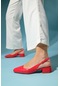 Luvishoes State Kırmızı Cilt Kadın Topuklu Ayakkabı