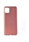 Kilifone - Samsung Uyumlu Galaxy A81 Note 10 Lite - Kılıf Mat Renkli Esnek Premier Silikon Kapak - Rose Gold
