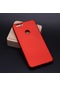 Mutcase - Vestel Uyumlu Z20 - Kılıf Mat Renkli Esnek Premier Silikon Kapak - Kırmızı