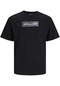 Jack&jones O Yaka Büyük Beden Siyah Erkek T-shirt 12257369