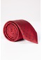 Tudors Klasik Cep Mendilli Desenli Kırmızı Kravat-29439 - Standart