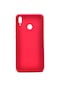 Noktaks - Huawei Uyumlu Huawei Honor 8x - Kılıf Mat Renkli Esnek Premier Silikon Kapak - Kırmızı