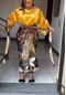 Yeni Kadın Giyim Kişilik Moda Baskı Mizaç Üç Çeyrek Kollu Elbise Leopar Desenli