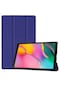 Noktaks - Samsung Galaxy Uyumlu Tab A 8.0 2019 T290 - Smart Cover Stand Tablet Kılıfı - Lacivert